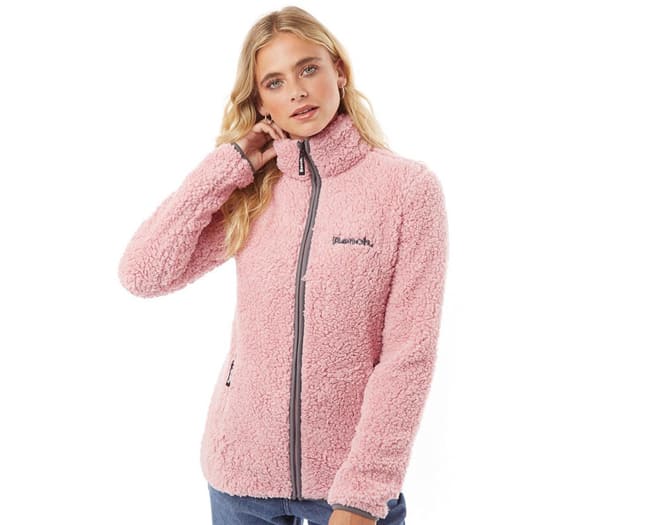 Bench Edition Sherpa Fleece Jacket Womens Pink