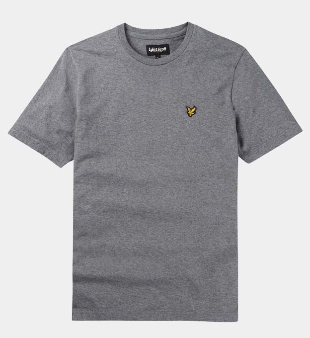 Lyle & Scott Crew Neck T-shirt Mens Grey