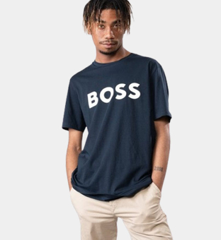 Hugo Boss T-shirt Mens Dark Blue