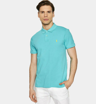 Ralph Lauren Polo Shirt Mens Turquoise