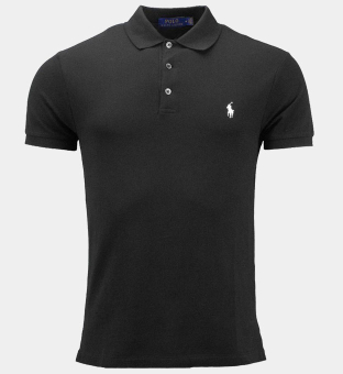 Ralph Lauren Polo Shirt Mens Black