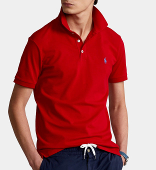 Ralph Lauren Polo Shirt Mens Red