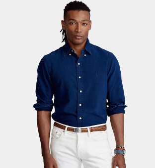 Ralph Lauren Shirt Mens Dark Blue