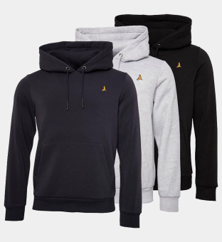 Brave Soul 3 Pack Hoodies Mens Black _Grey _Navy