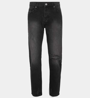 Brave Soul Jeans Mens Charcoal