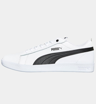 Puma Trainers Mens White Black