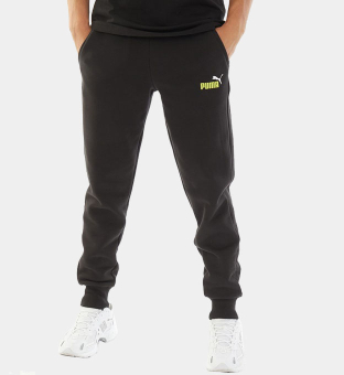 Puma Sweatpants Mens Black _Lime