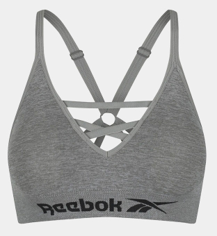 Reebok Sports Bra Womens Grey