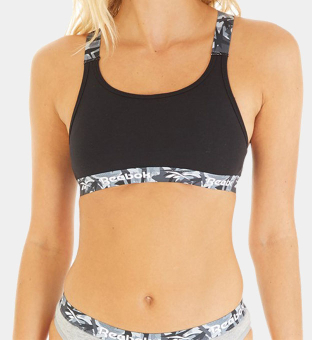 Reebok Sports Bra Womens Black