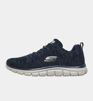 Skechers Trainers Mens Navy Grey