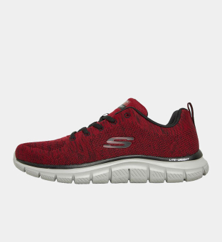 Skechers Trainers Mens Red Black