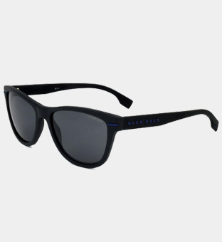 Hugo Boss Sunglasses Mens Matte Black Blue