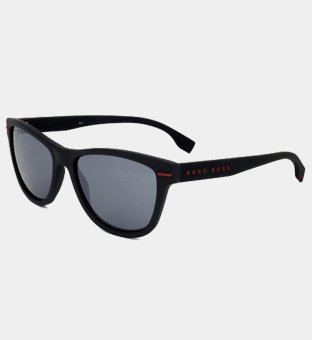 Hugo Boss Sunglasses Mens Matte Black Red