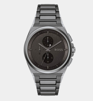 Hugo Boss Watch Mens Silver Grey 