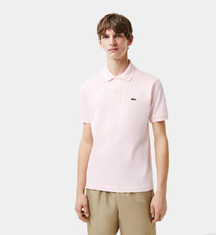 Lacoste Polo Shirt Mens Pink