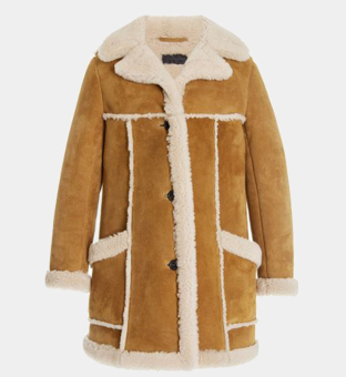 Brave Soul Coat Womens Tan Ecru