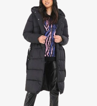 Brave Soul Coat Womens Black