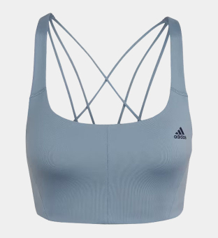 adidas Sports Bra Womens Grey