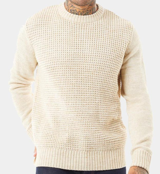 Ben Sherman Jumper Mens Ecru