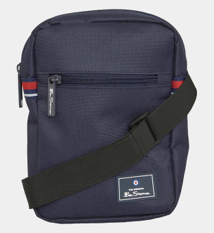 Ben Sherman Crossbody Bag Mens Navy Multi