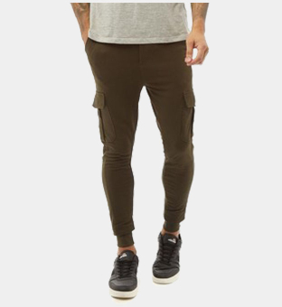 Brave Soul Jogger Mens Dark Khaki