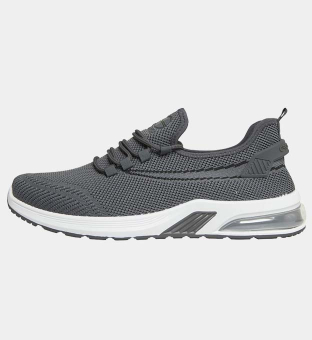 Crosshatch Trainers Mens Grey White