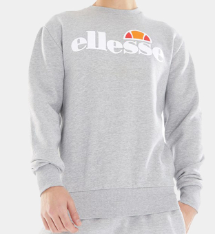 Ellesse Sweatshirt Mens Grey Marl