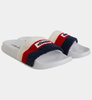 Ellesse Sliders Mens White _Red