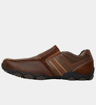 Skechers Slip-ons Mens Dark Brown