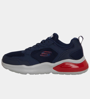 Skechers Trainers Mens Navy Red