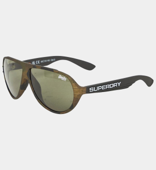 Superdry Sunglasses Mens Brown Green