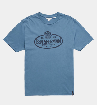 Ben Sherman T-shirt Mens Blue