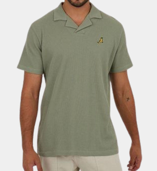 Brave Soul Polo Shirt Mens Green