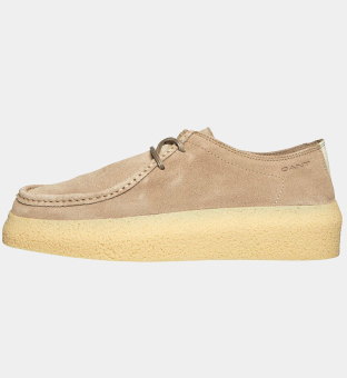 Gant Lace up Mens Dark Putty Cream