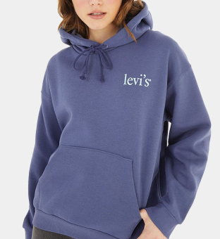 Levis Hoody Womens Blue