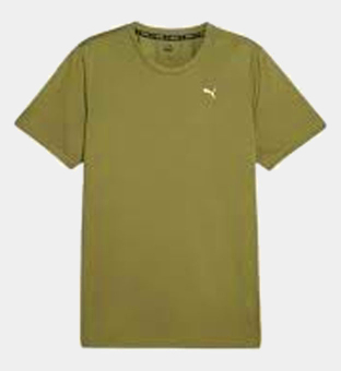 Puma T-shirt Mens Olive Green