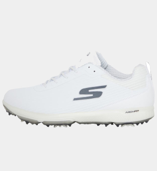 Skechers Trainers Mens White Grey