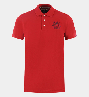 Aquascutum Polo Shirt Mens Red