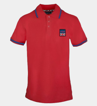 Aquascutum Polo Shirt Mens Red