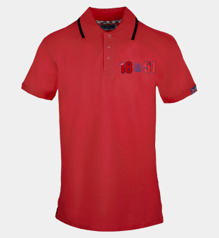 Aquascutum Polo Shirt Mens Red