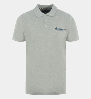 Aquascutum Polo Shirt Mens Grey