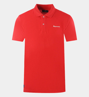 Aquascutum Polo Shirt Mens Red