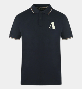 Aquascutum Polo Shirt Mens Blue