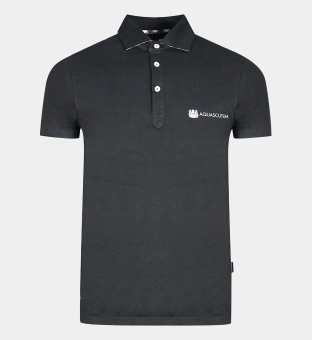 Aquascutum Polo Shirt Mens Black