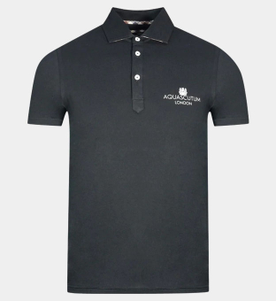 Aquascutum Polo Shirt Mens Black