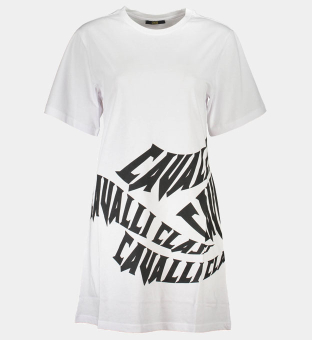 Cavalli Class Dress Womens White
