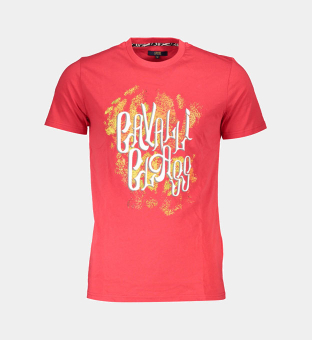 Cavalli Class T-shirt Mens Red