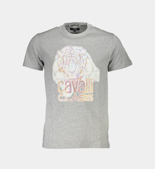 Cavalli Class T-shirt Mens Grey