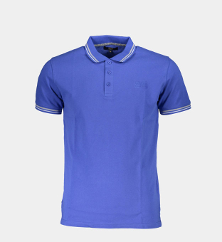 Cavalli Class Polo Shirt Mens Blue