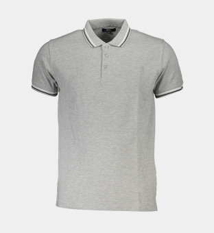 Cavalli Class Polo Shirt Mens Grey